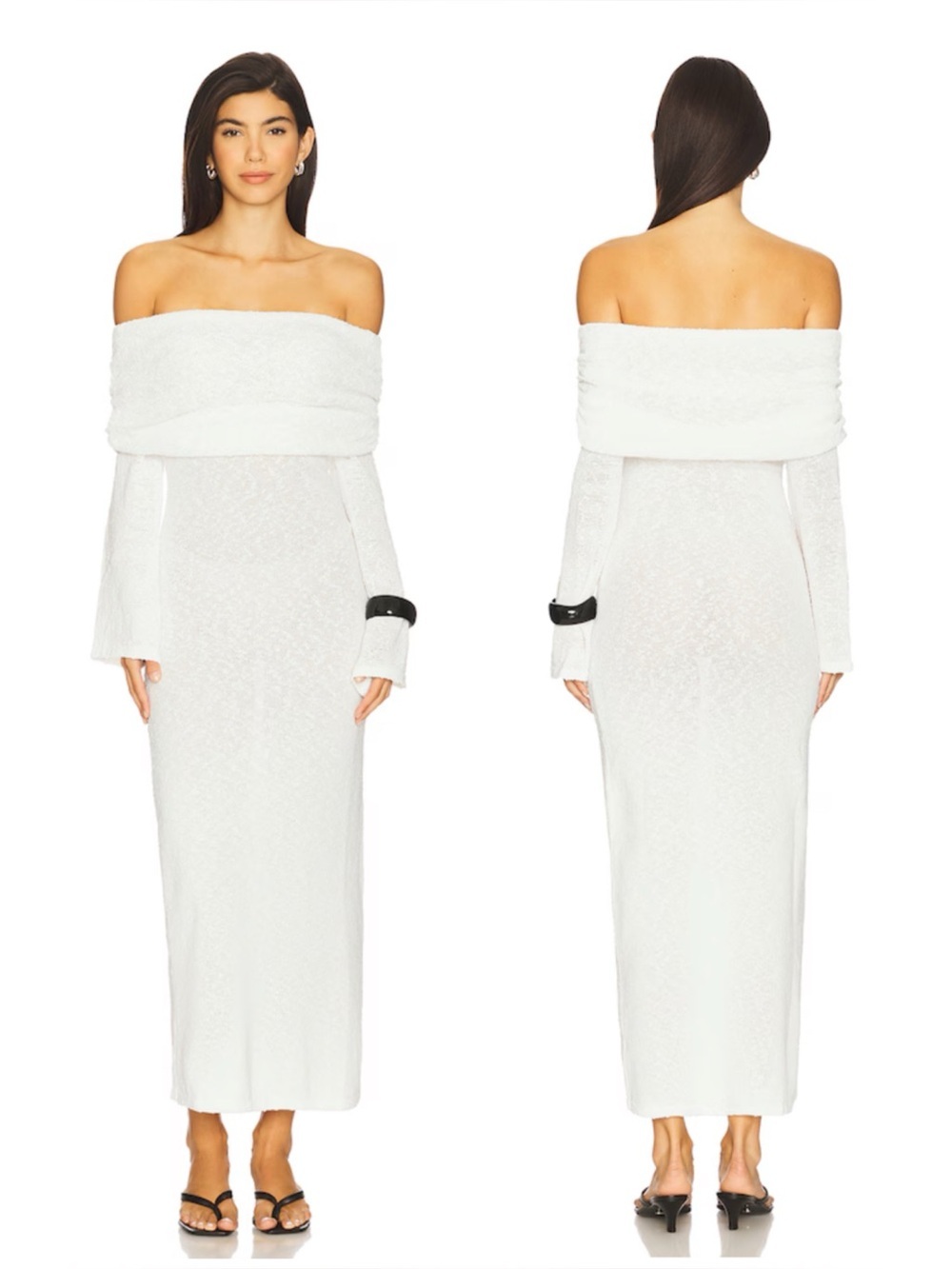 LIONESS x REVOLVE Mirage Maxi Dress in Porcelain Size S